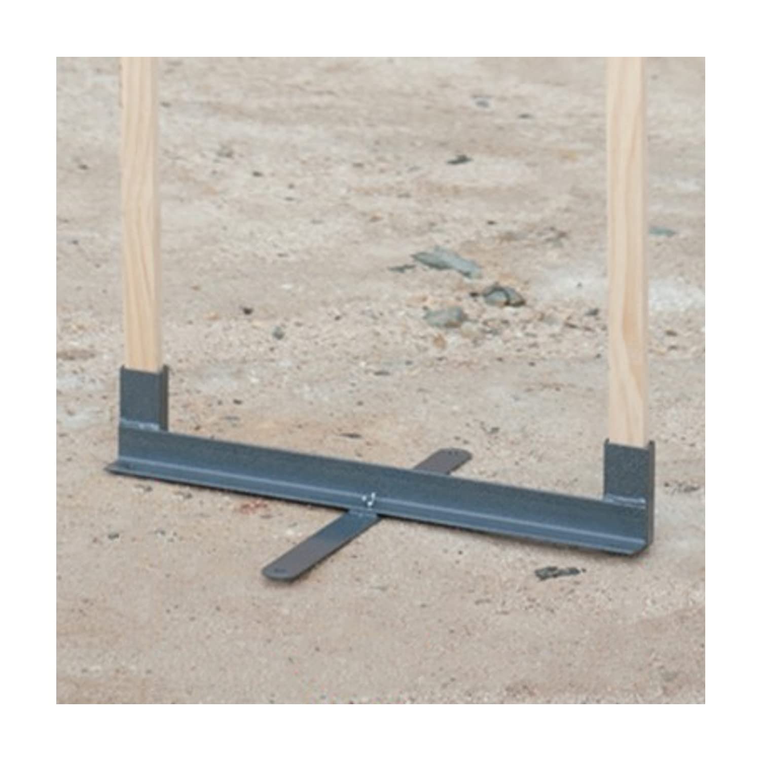 18" Birchwood Casey Steel Folding Target Stand for Shooting - Durable Powder-Coated Metal Target Base Stand with 4 Stake Holes