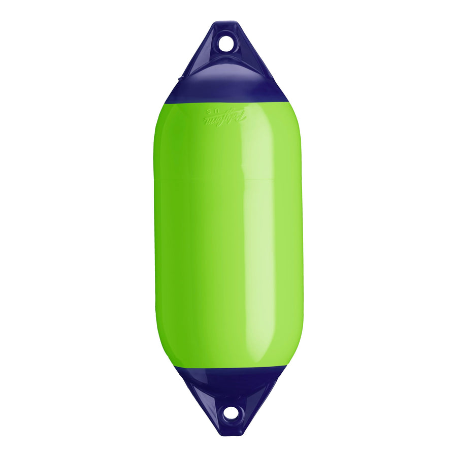 F-5 Standard Polyform Boat Fender - Lime Blue Ropehold