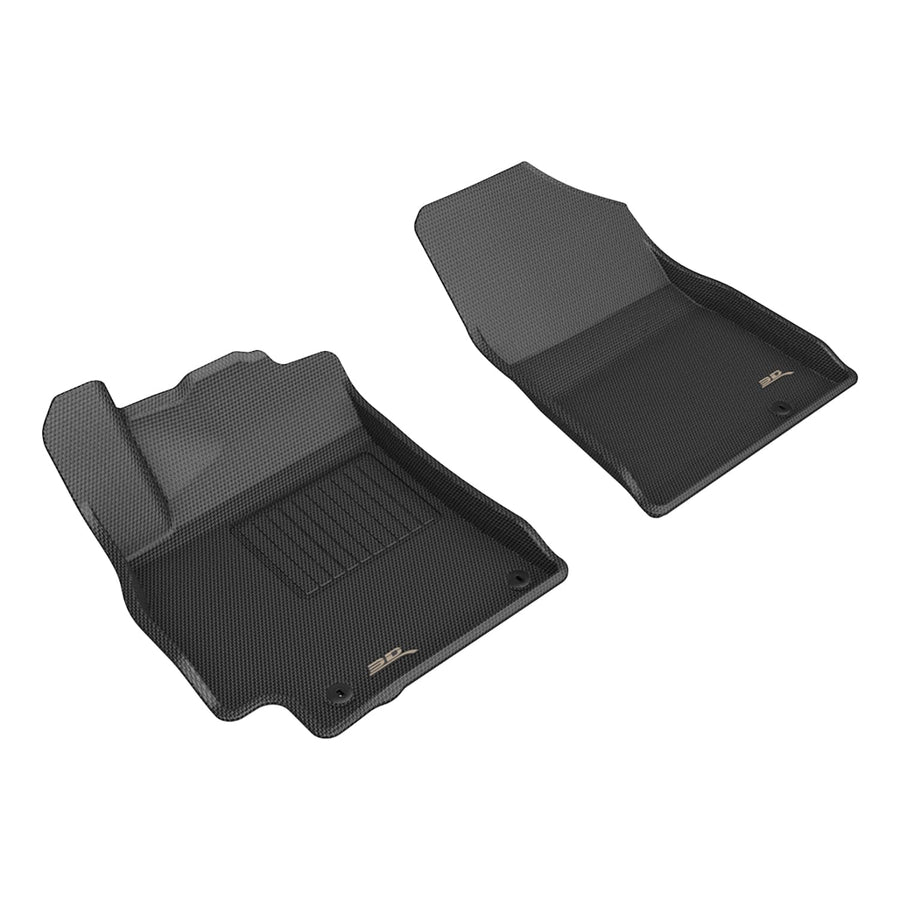 Kagu Floor Mat 3D MAXpider Custom Fit (Black) Compatible with Kia K4 2025-2026 - Front Row