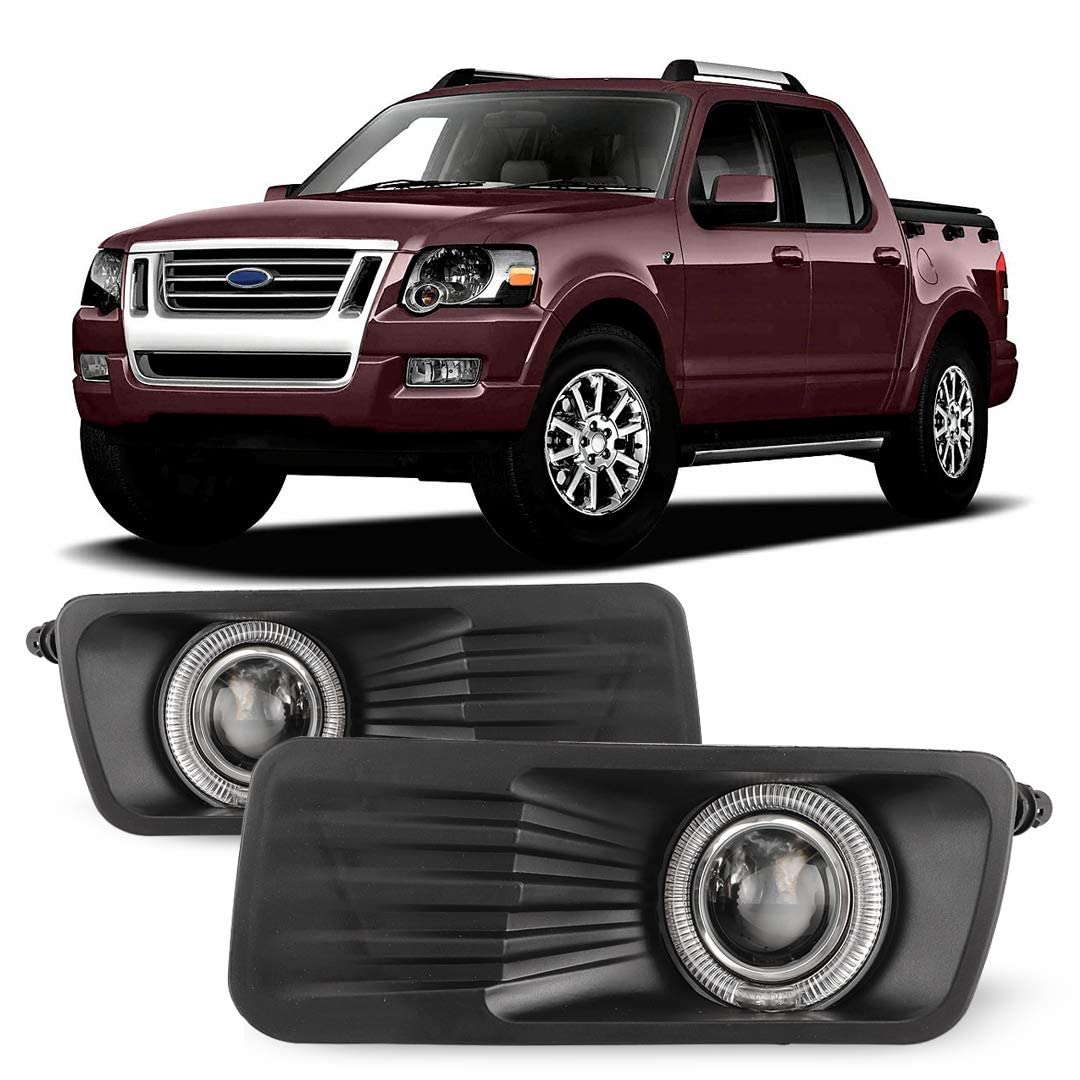 Performance Series Winjet for [2006 2007 2008 2009 2010 Ford Explorer] Driving Halo Projector Fog Lights