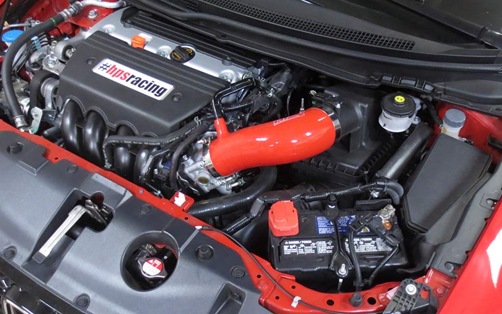 Red HPS 17838-RED-2 Silicone Air Intake Hose (Post MAF Tube)