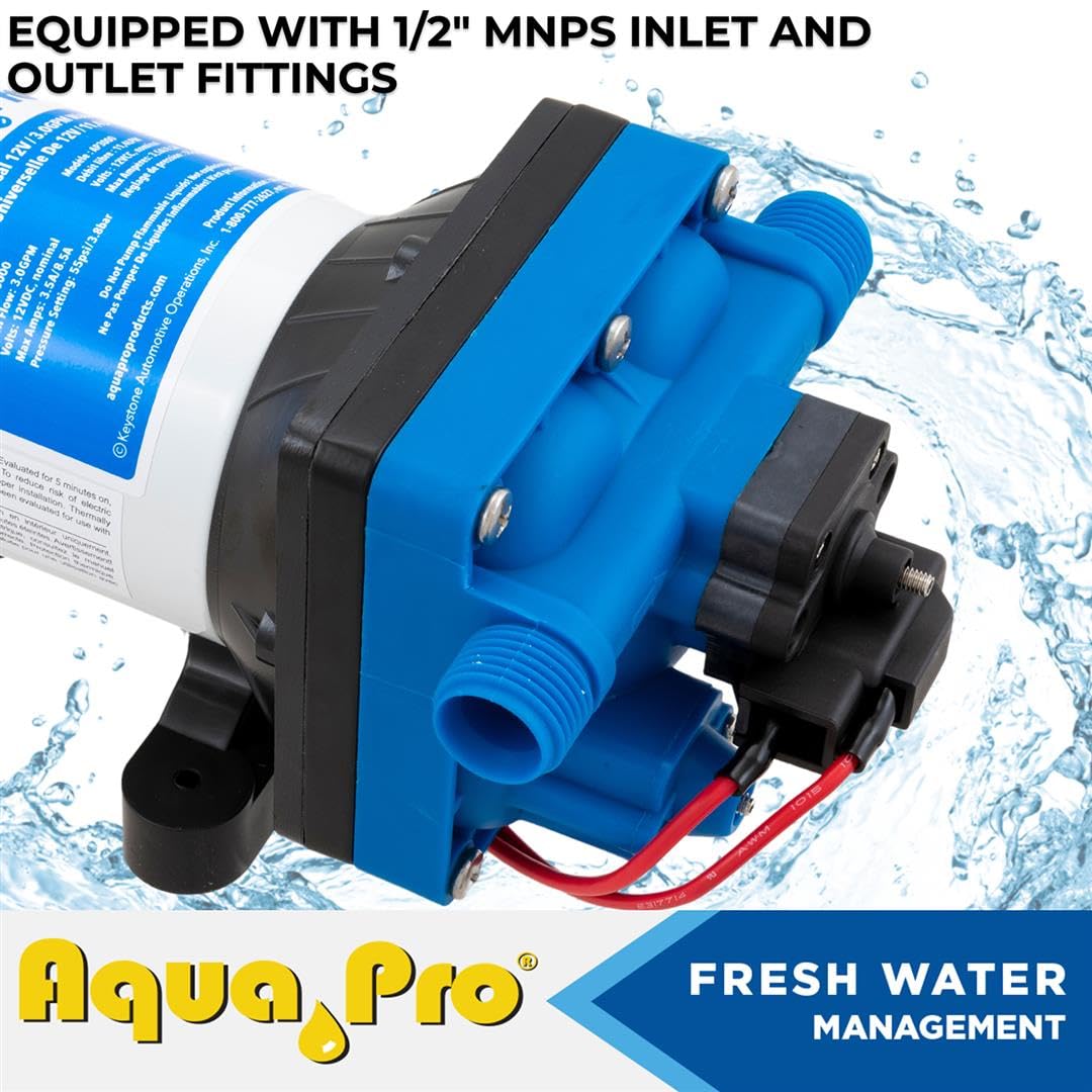 3.0Gpm Aquapro 21847 12V MUL-Fixture Pump