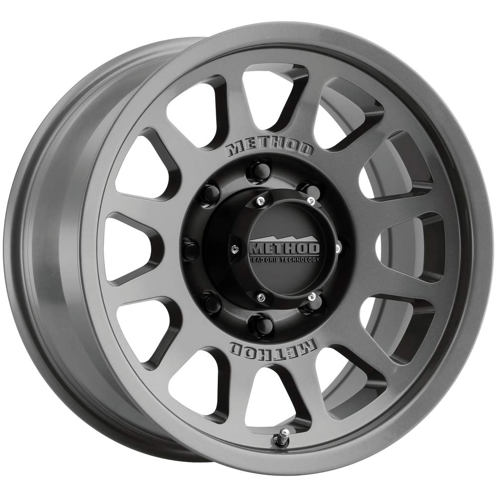 703 Method Race Wheels Titanium Wheel with Gloss (17 x 9. inches /8 x 6 mm, -12 mm Offset)