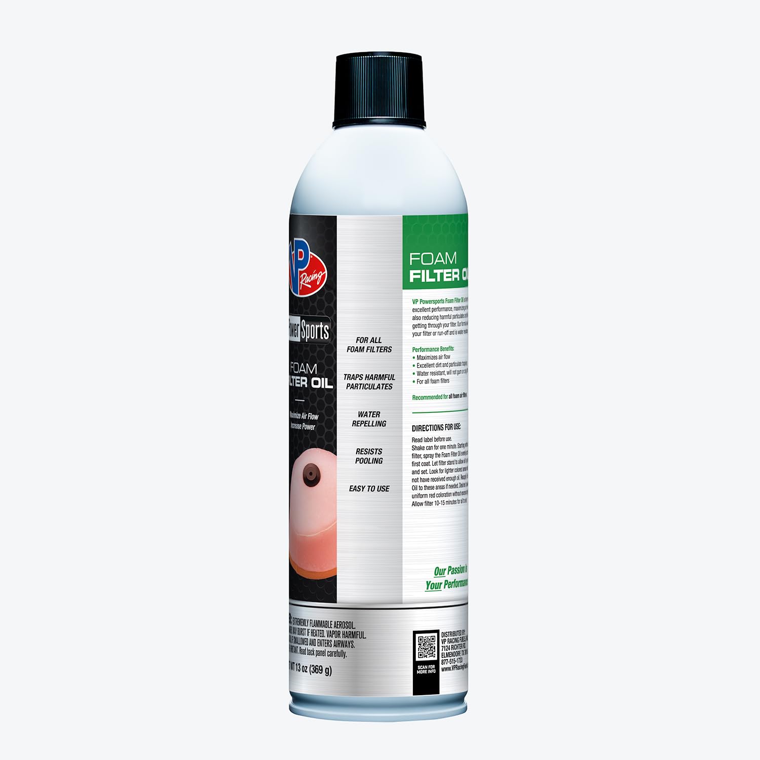 VP RACING - VP FOAM FILTER OIL AEROSOL 13OZ - VP7950020