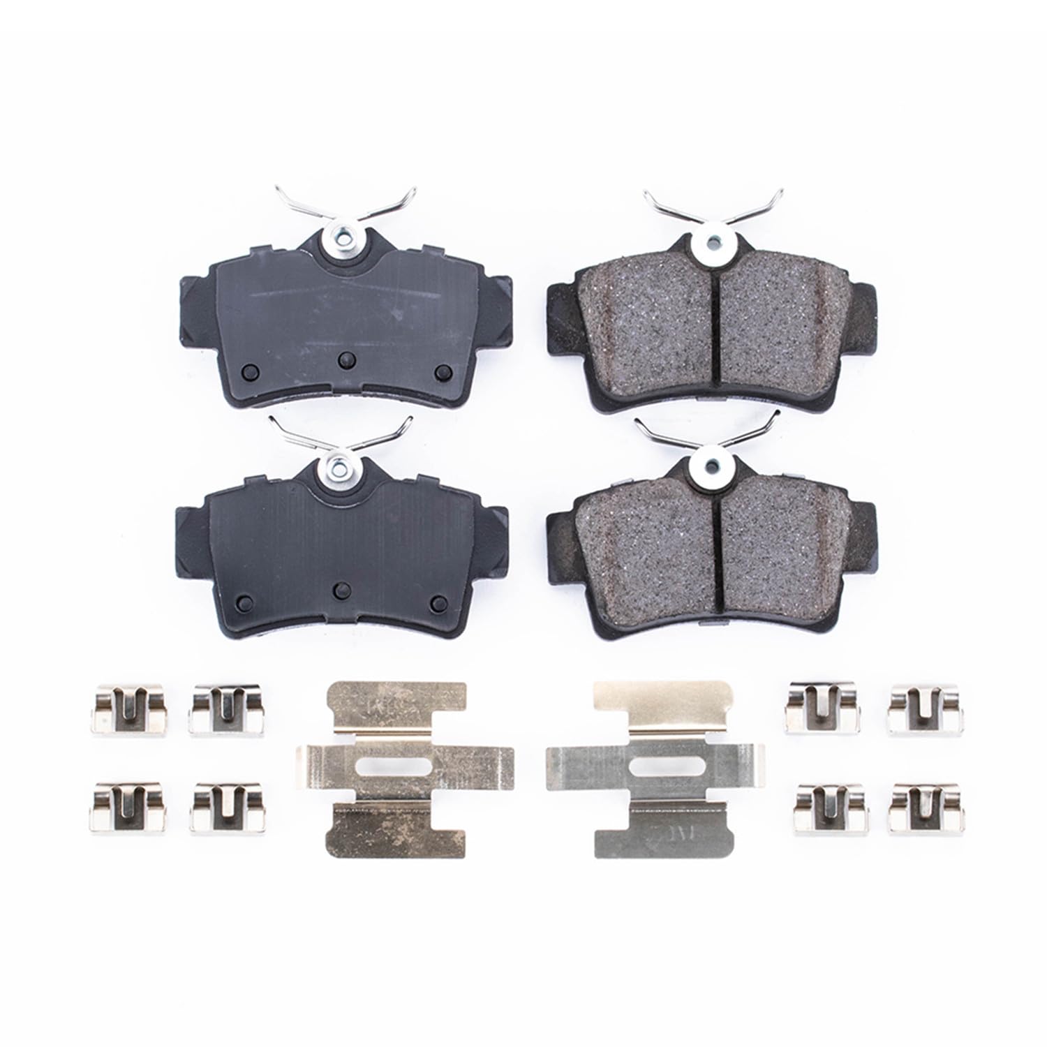 Rear Brake Kit Power Stop For Ford Mustang 1994-04 - Ceramic Brake Pads With Installation Hardware, 17-627