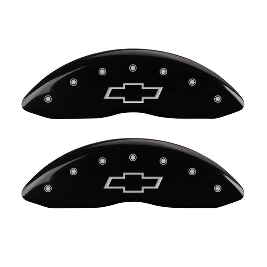 Chevy Silverado 1500 MGP Caliper Covers - Front and Rear Set 2014-2018 - Black