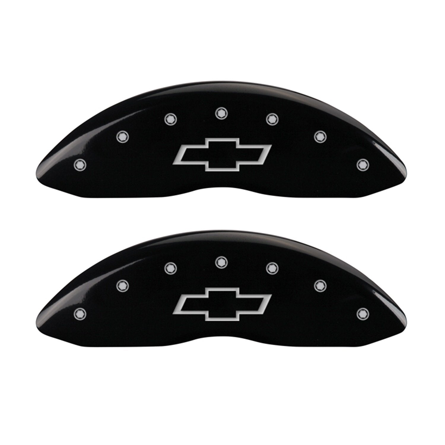 Chevy Silverado 1500 MGP Caliper Covers - Front and Rear Set 2014-2018 - Black
