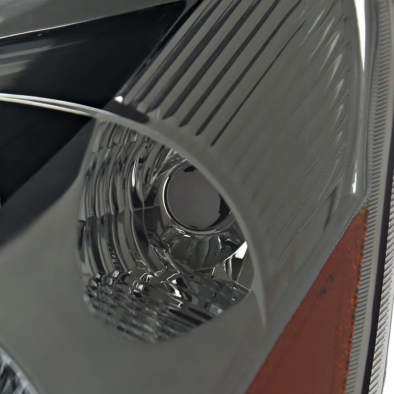 Smoke Headlights Spec-D Tuning Compatible with 2006-2010 Toyota Sienna, Left + Right Pair Headlamp Assembly