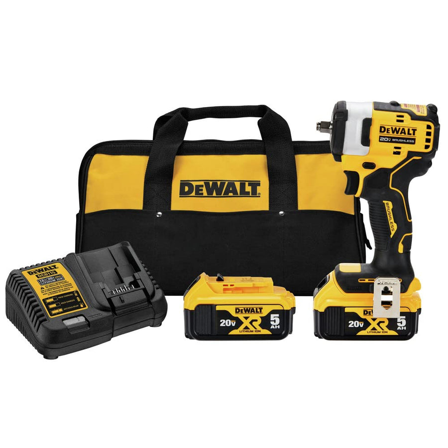 20V MAX* DEWALT DCF913P2 3/8 in. Cordless Impact Wrench with Hog Ring Anvil Kit