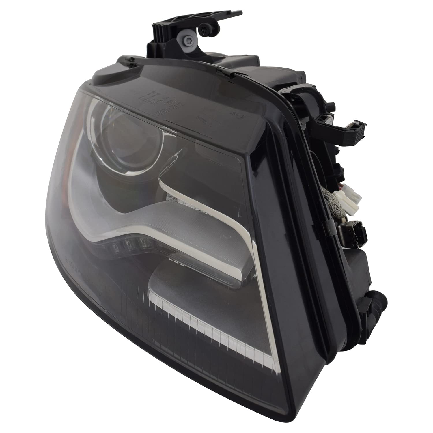 Right TYC Headlight Assembly Compatible with 2009-2012 Audi A4