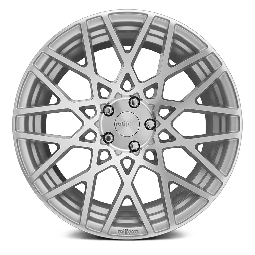 R110 Rotiform 19X8.5 5X112 GL-SLVR-MACH 35MM - R1101985F8+35
