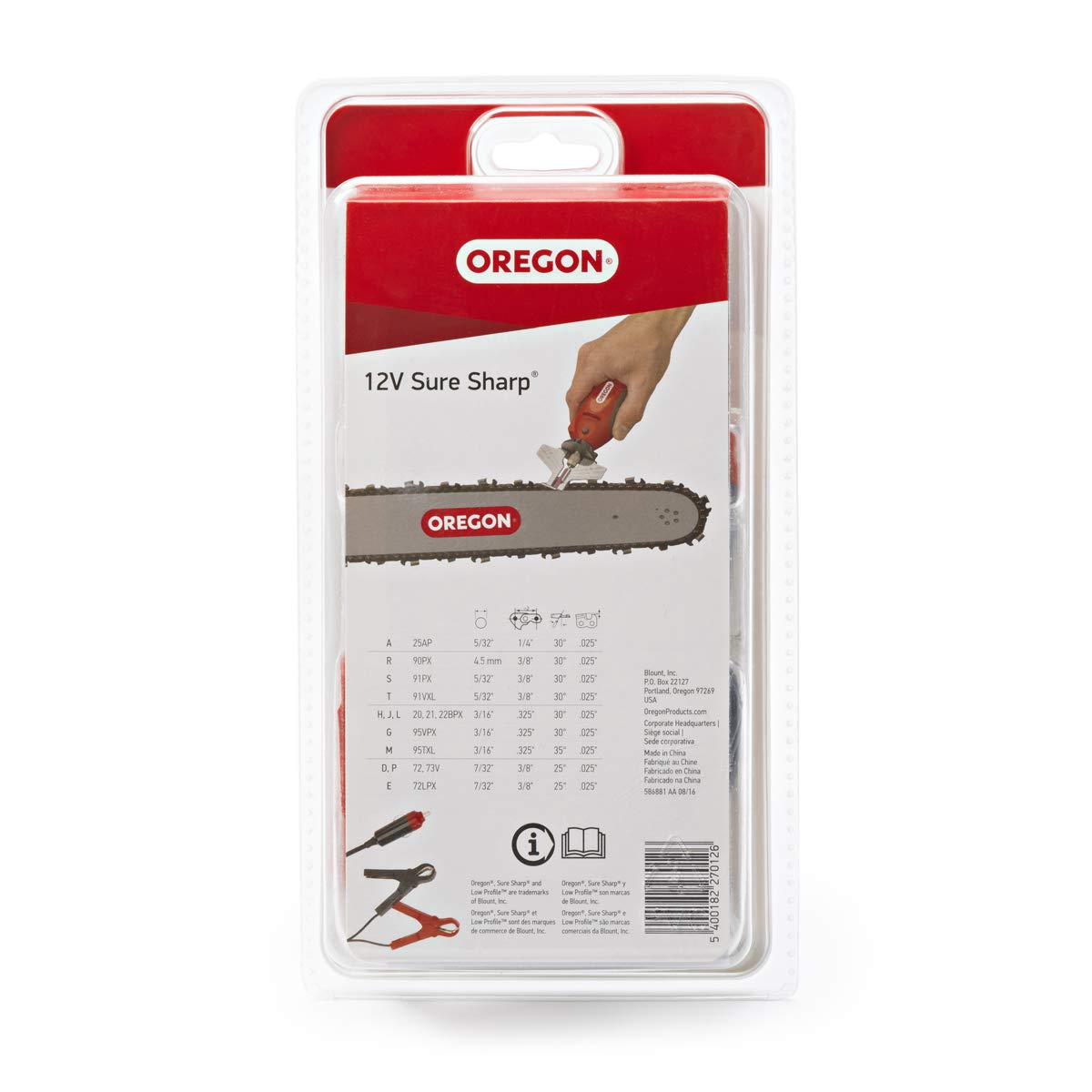 12V Oregon Electric Sure Sharp Saw Chain 585015