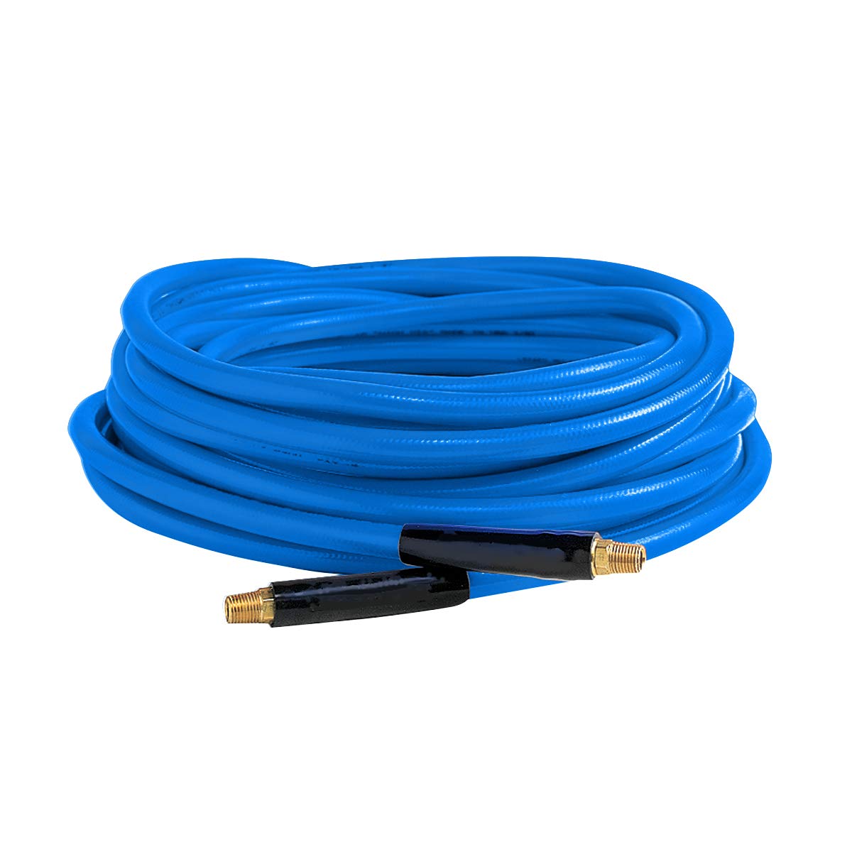 Air Hose Workforce, 3/8 in. x 25 ft., 1/4 Fittings, PVC, Blue - HWF3850BL2