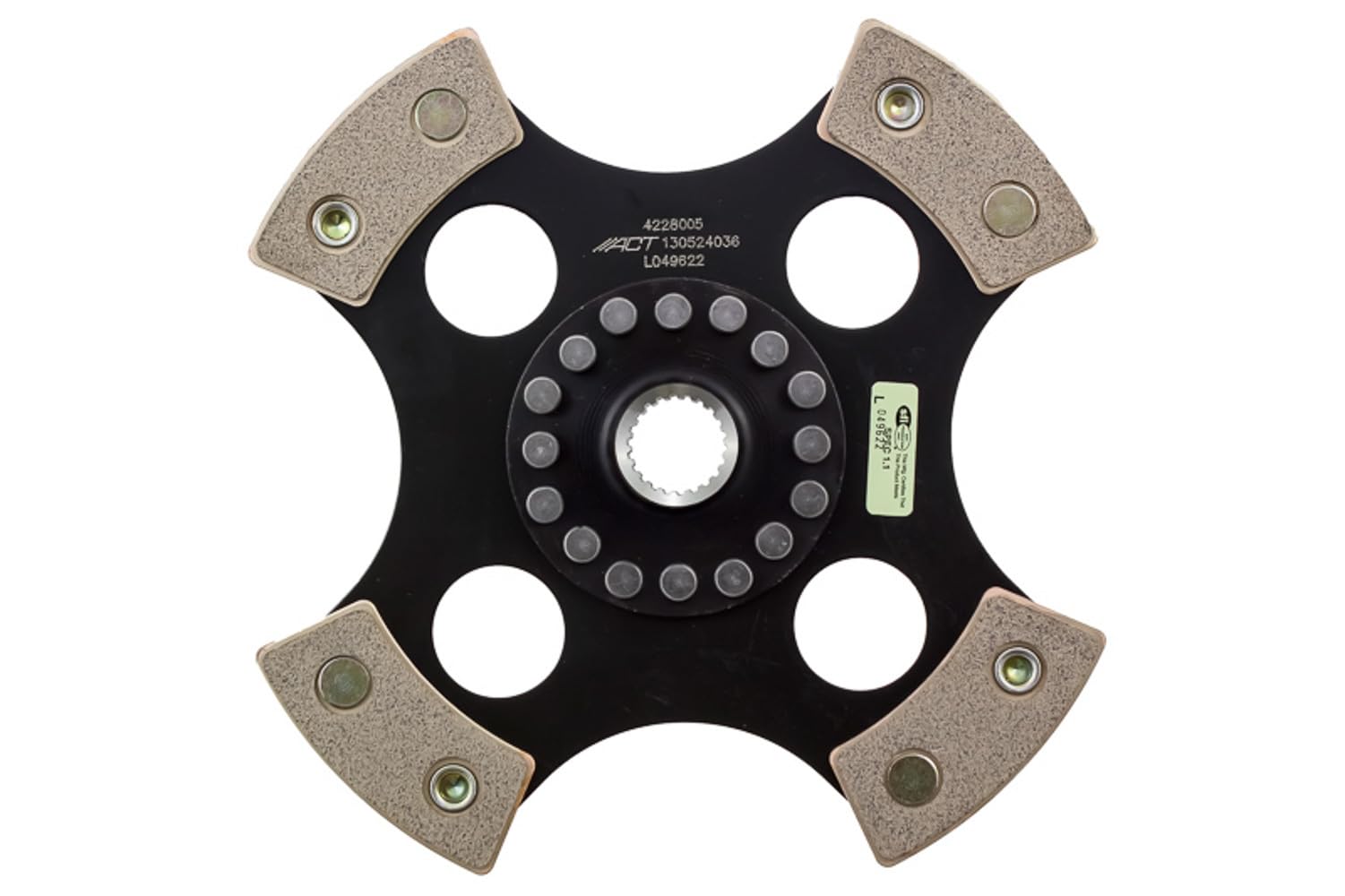 4-Pad Rigid Race Clutch Disc ACT 4228005