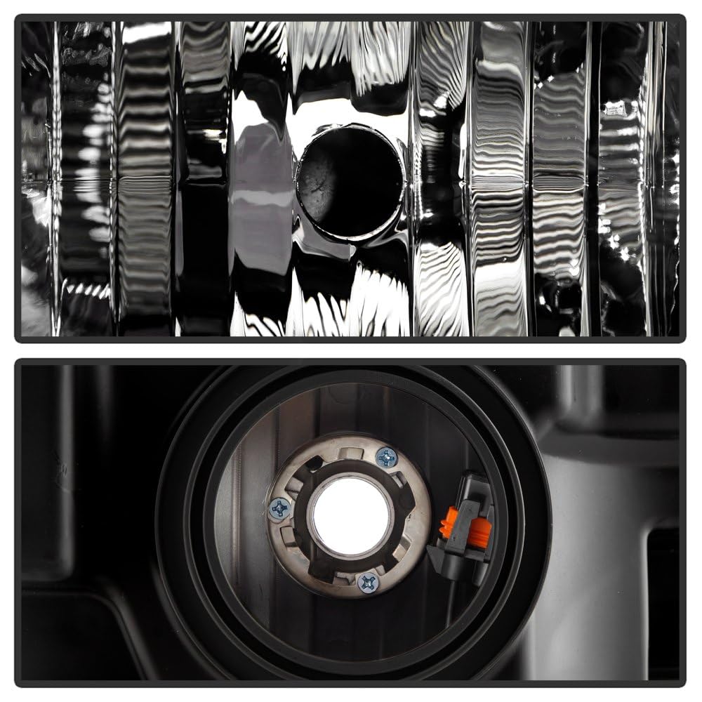 Ford F150 21-23 Spyder (POE) Halogen Headlight - Low Beam-H11(Included) ; High Beam-HB3(Included) ; Signal-WY21W(Not Included) - OE Black
