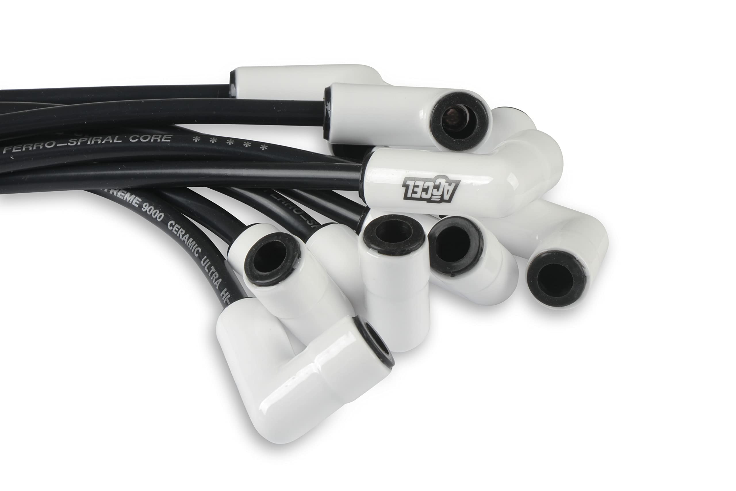 9018C ACCEL Extreme 9000 Spark Plug Wire Set Ceramic Boot