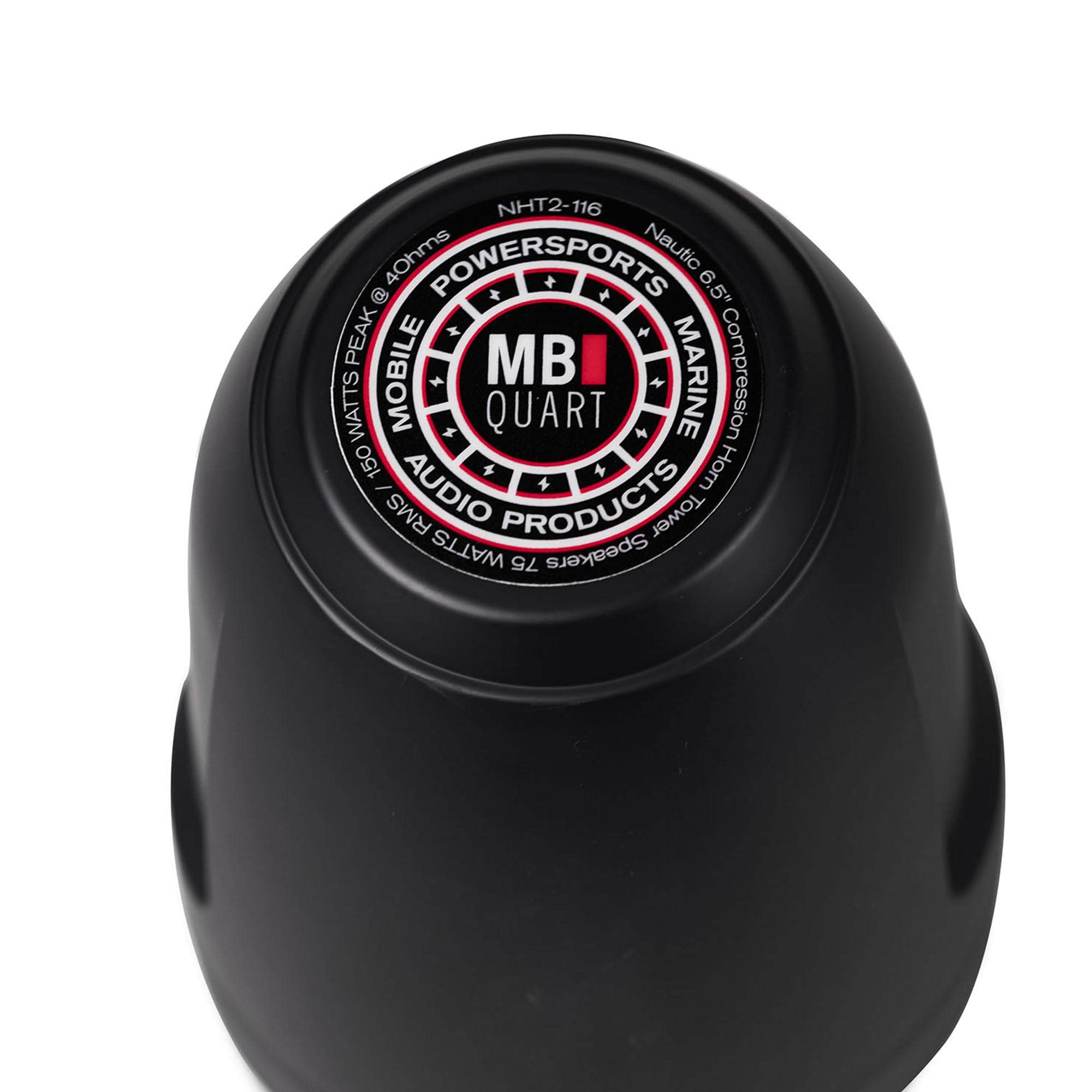 Nautic MB Quart NHT2-116 6.5" 2-Way Compression Horn Tower Marine Speakers - 110 Watts