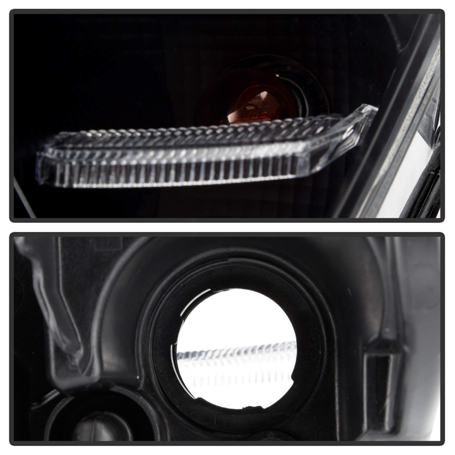 Headlights Spyder Signature (PRO-YD-BMWF3012-AFSHID-BK)