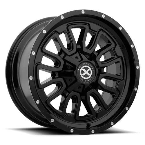 AX203 16X8 BLANK G-BLK ATX Series -6MM (108-155) - AX20368000306N