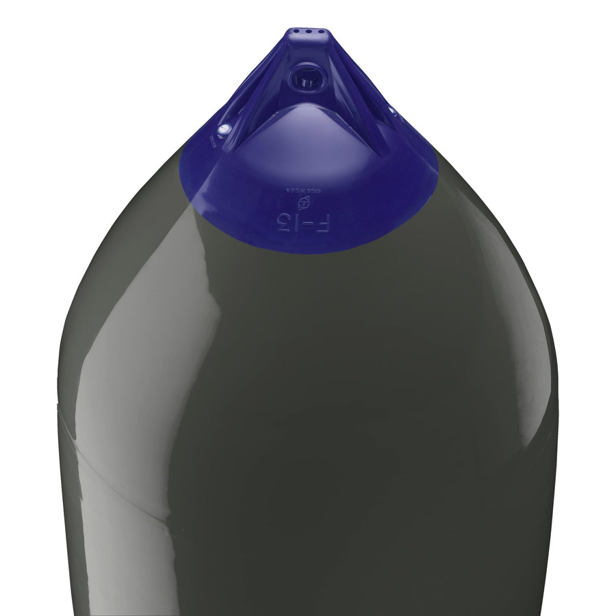 F-13 Standard Polyform Boat Fender - Graphite Blue Ropehold