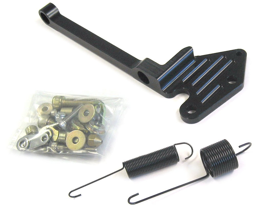 Barry Grant Black Aluminum Lokar Six Shooter 440 Mopar Kickdown Bracket/Throttle