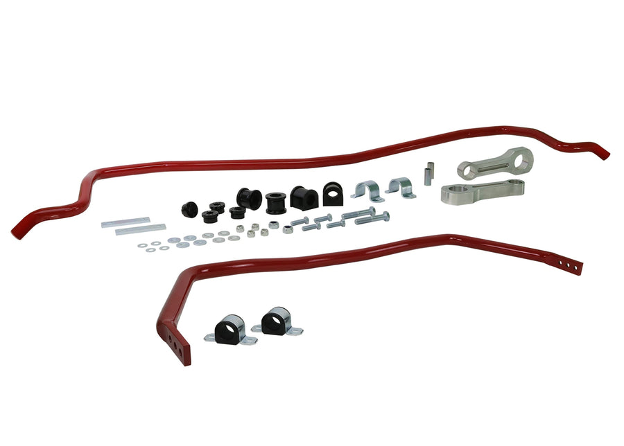 Nolathane Front (35mm) and Rear (26mm) Swaybar kit REV013.0032; fits Ford Mustang 11-14