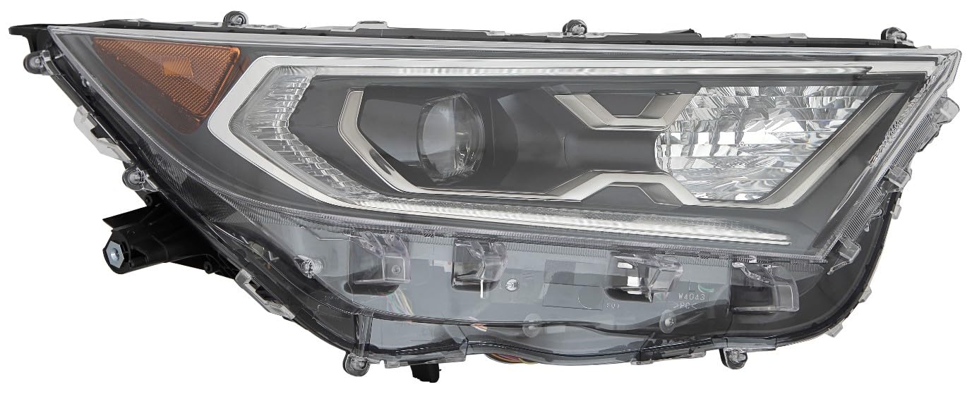 Toyota RAV4 PRIM 21 Headlight without Adaptive Headlight Passenger Side CAPA | DOT Certified 81130-42B11 | TO2503301C ACK