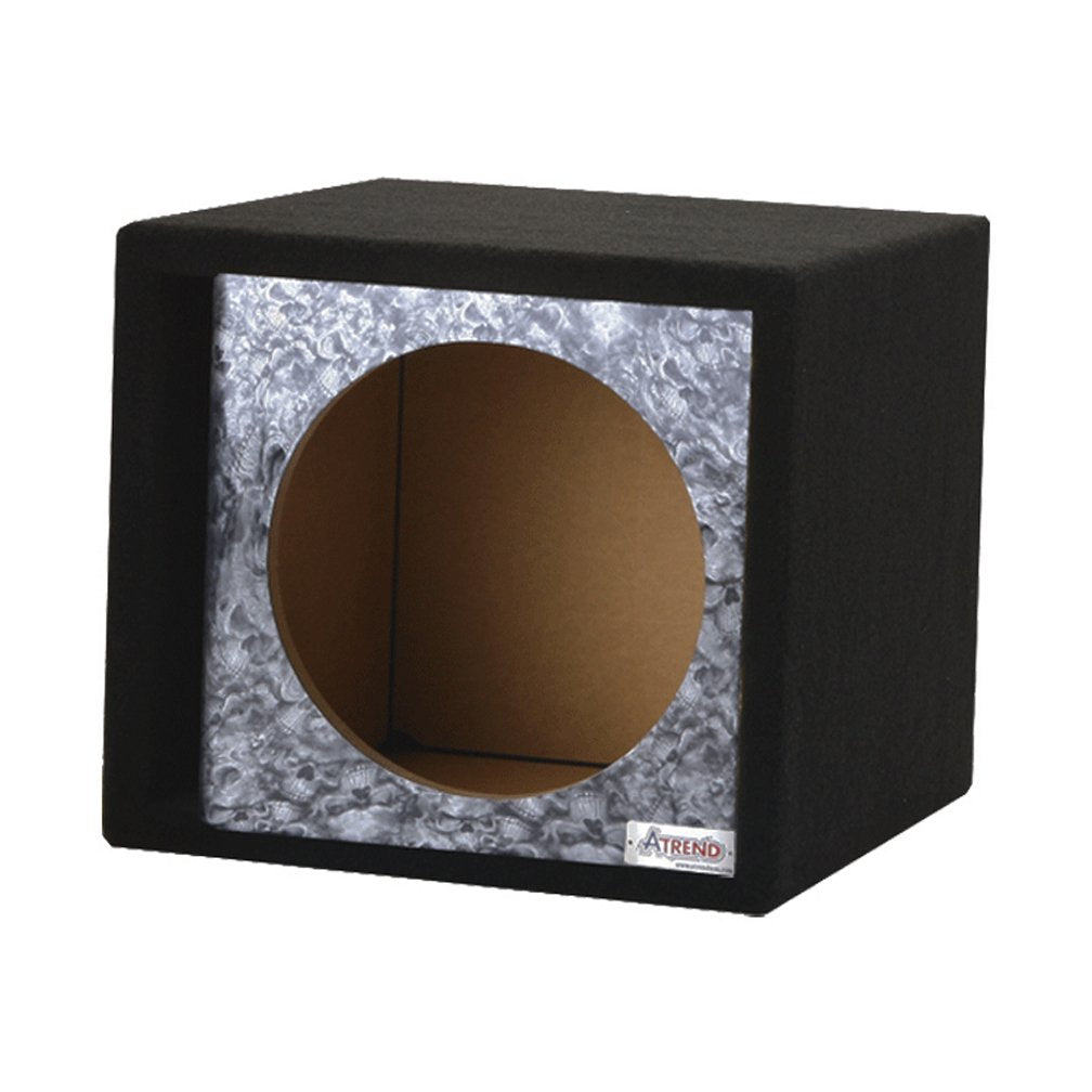 Atrend 10SVR-Reaper Black Skull Pattern GFX Series Single Vented 10" Subwoofer Enclosure