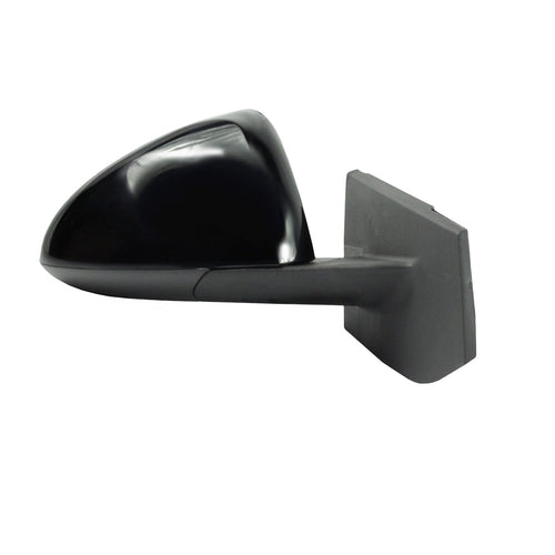 Passenger Side Fit Mirror for Chevrolet Spark LS, LT Model, Textured Black w/PTM Cover, Foldaway, Power