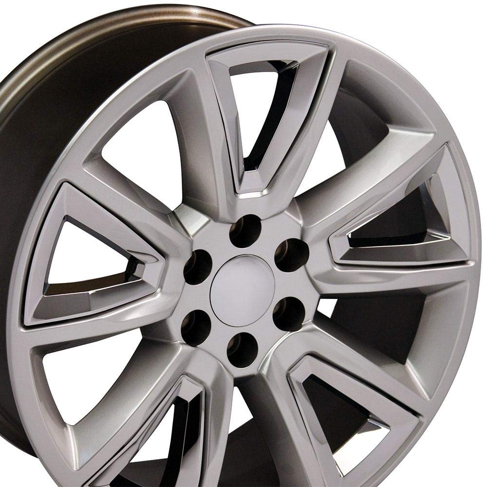CV73 OE Wheels 20" Replica Wheel CV73 Fits Chevrolet Tahoe Rim 20x8.5 Hyper Wheel