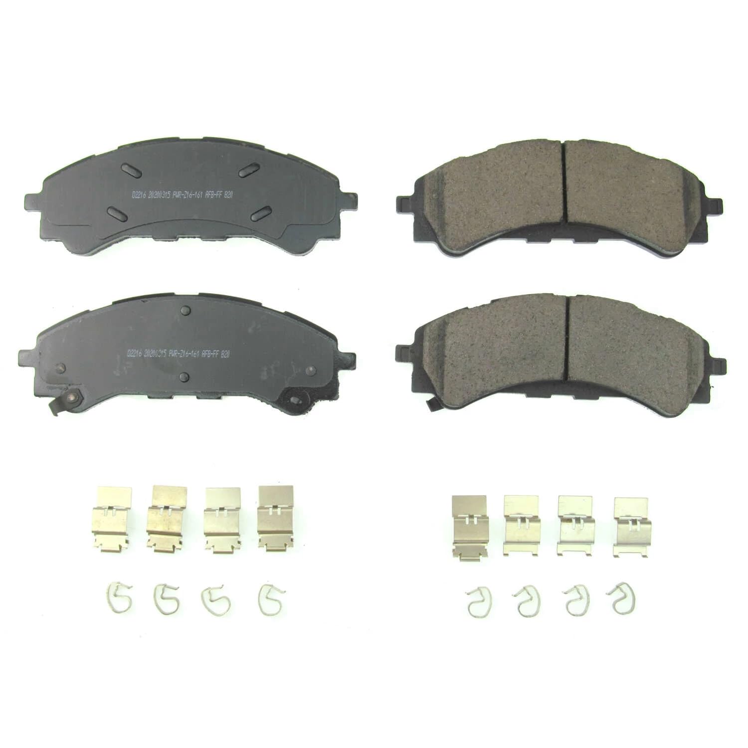 Power Stop Front Brake Kit For 2021-25 Ford Bronco | 2019-25 Ford Ranger - Ceramic Brake Pads With Installation Hardware, 17-2216