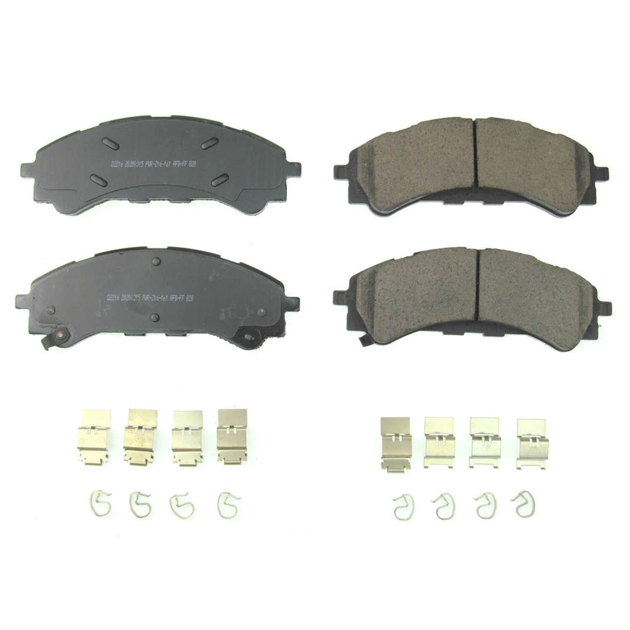 Power Stop Front Brake Kit For 2021-25 Ford Bronco | 2019-25 Ford Ranger - Ceramic Brake Pads With Installation Hardware, 17-2216