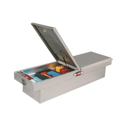 Mid Size Delta 1-307000 Bright Aluminum Dual Lid Mid-Lid Crossover Truck Box