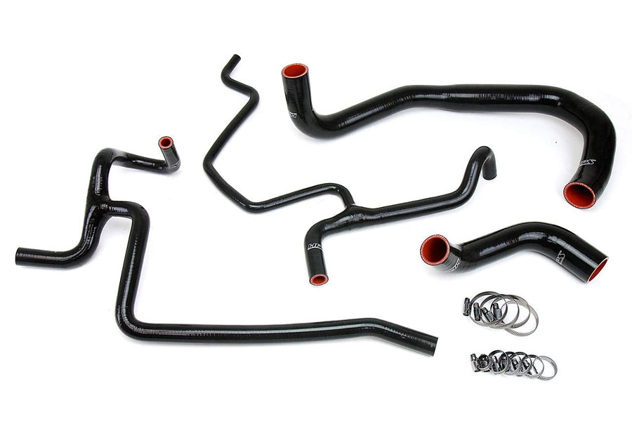 HPS 57-1645-BLK Black Silicone Radiator and Heater Hose Kit HPS Performance