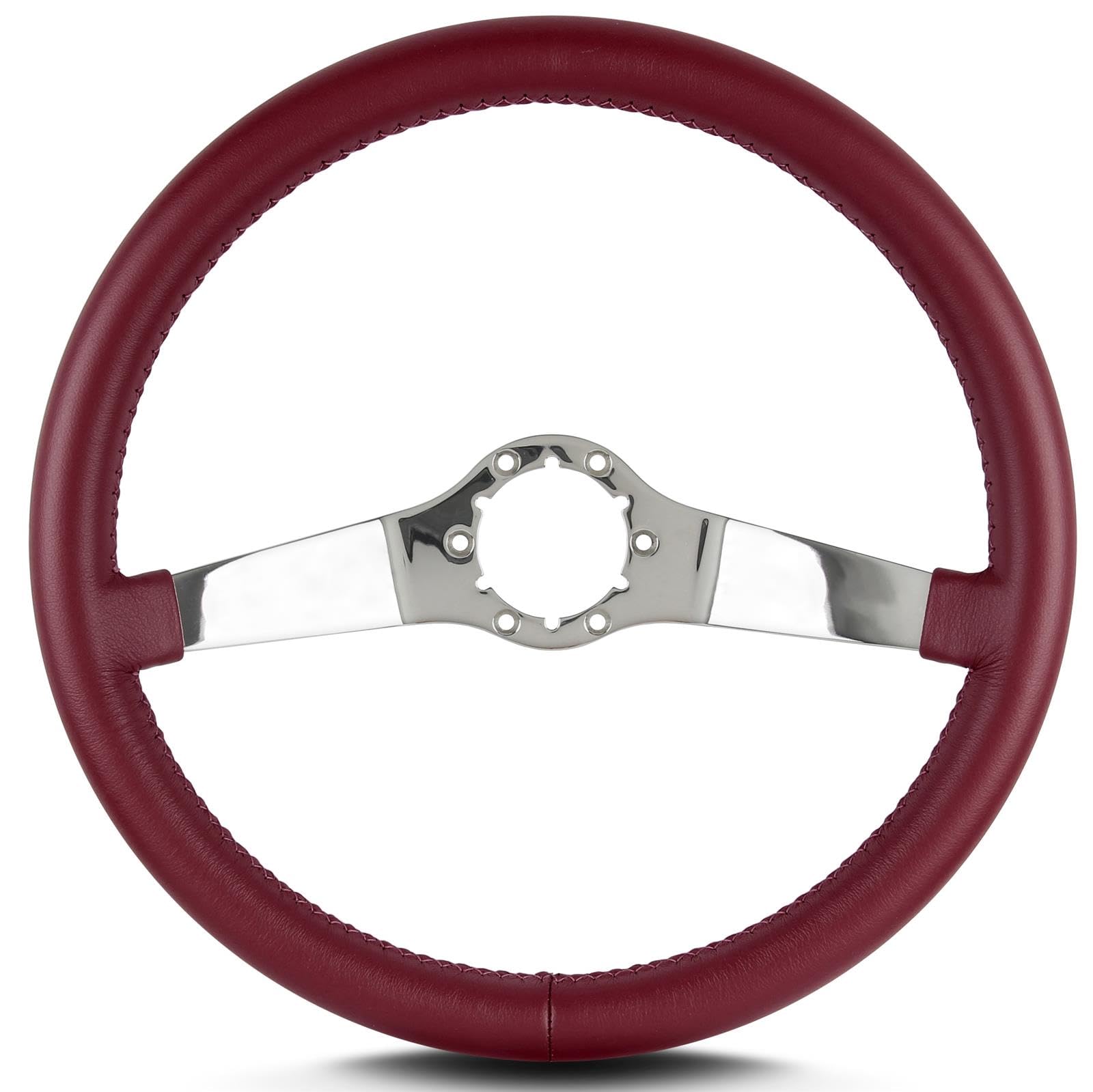 Burgandy Lecarra 63403 Two Smooth 14" Polished Standard Grip