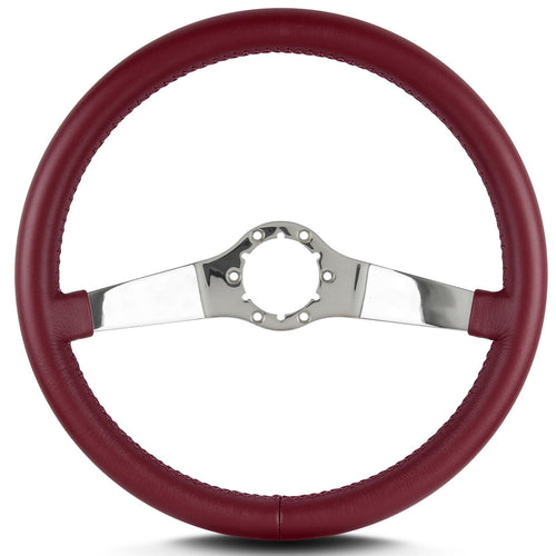 Burgandy Lecarra 63403 Two Smooth 14" Polished Standard Grip