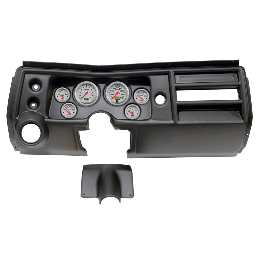 AutoMeter Dash Kit Direct Fit, (3 3/8" X2, 2 1/16" X4), Chevy Chevelle Vent 68, Ultra-Lite (2902-13)