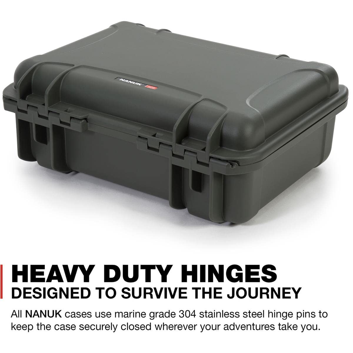 Nanuk 925 Media Series Lightweight NK-7 Resin Waterproof Hard Case for DJI Mavic 2 Pro/Zoom + Smart Controller, Olive