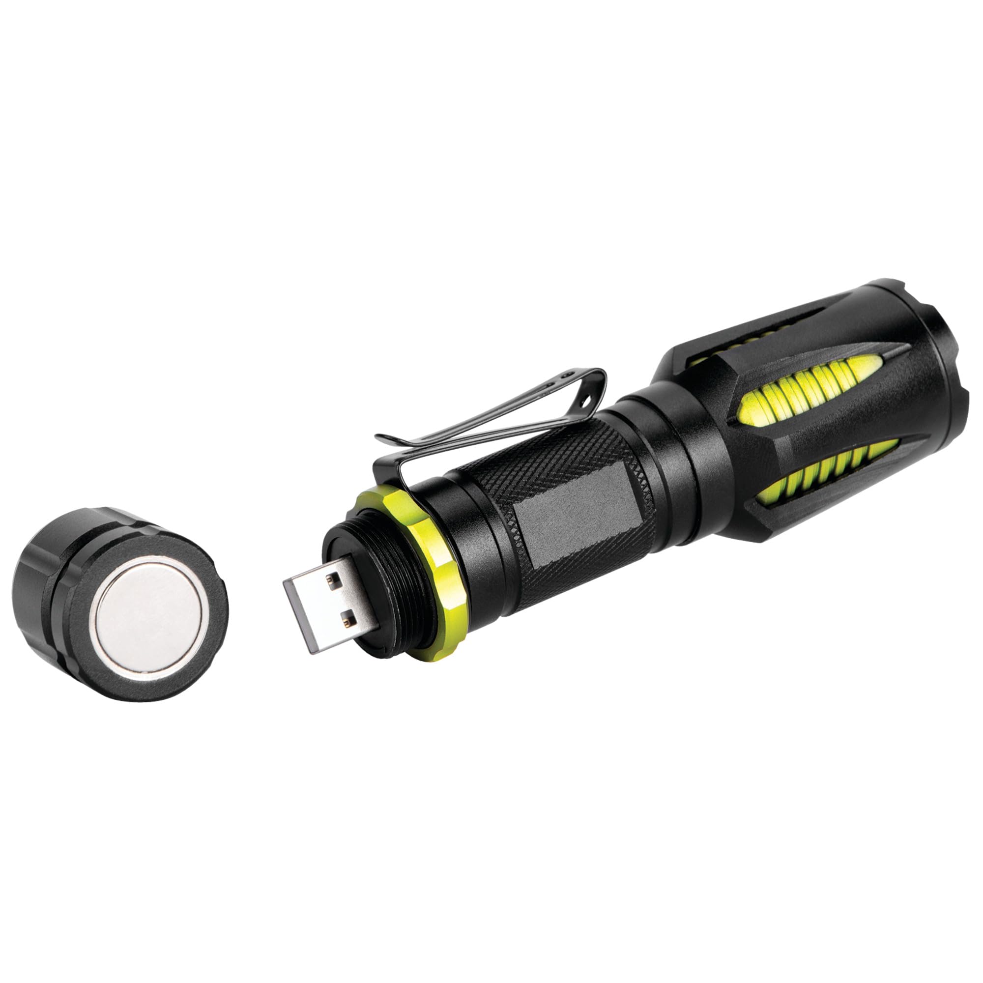 Firepoint X USB Flashlight Performance Tool W2668 418 lumens, Super Bright Seoul LEDs, tactical aluminum housing and magnetic base