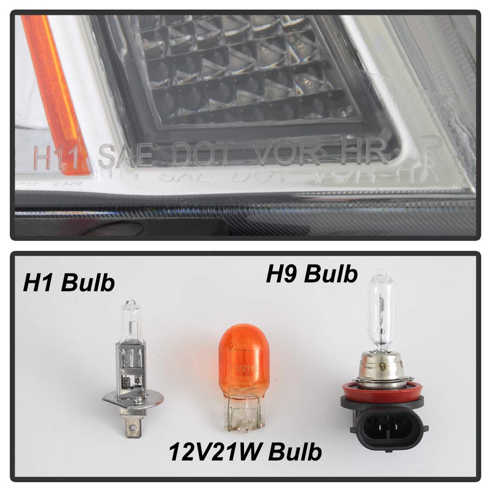 OEM Style Xtune Headlight (HD-JH-CACTS08-OE-R) (OE)