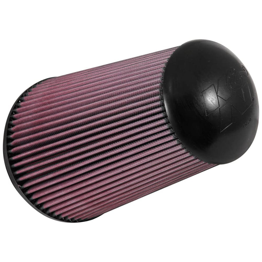 K&N Original High-Flow Lifetime Universal Clamp-On Air Filter: Performance, Premium, Washable: Flange Diameter: 6 In, Filter Height: 11.625 In, Flange Length: 1 In, Shape: Tapered Conical, RU-5064