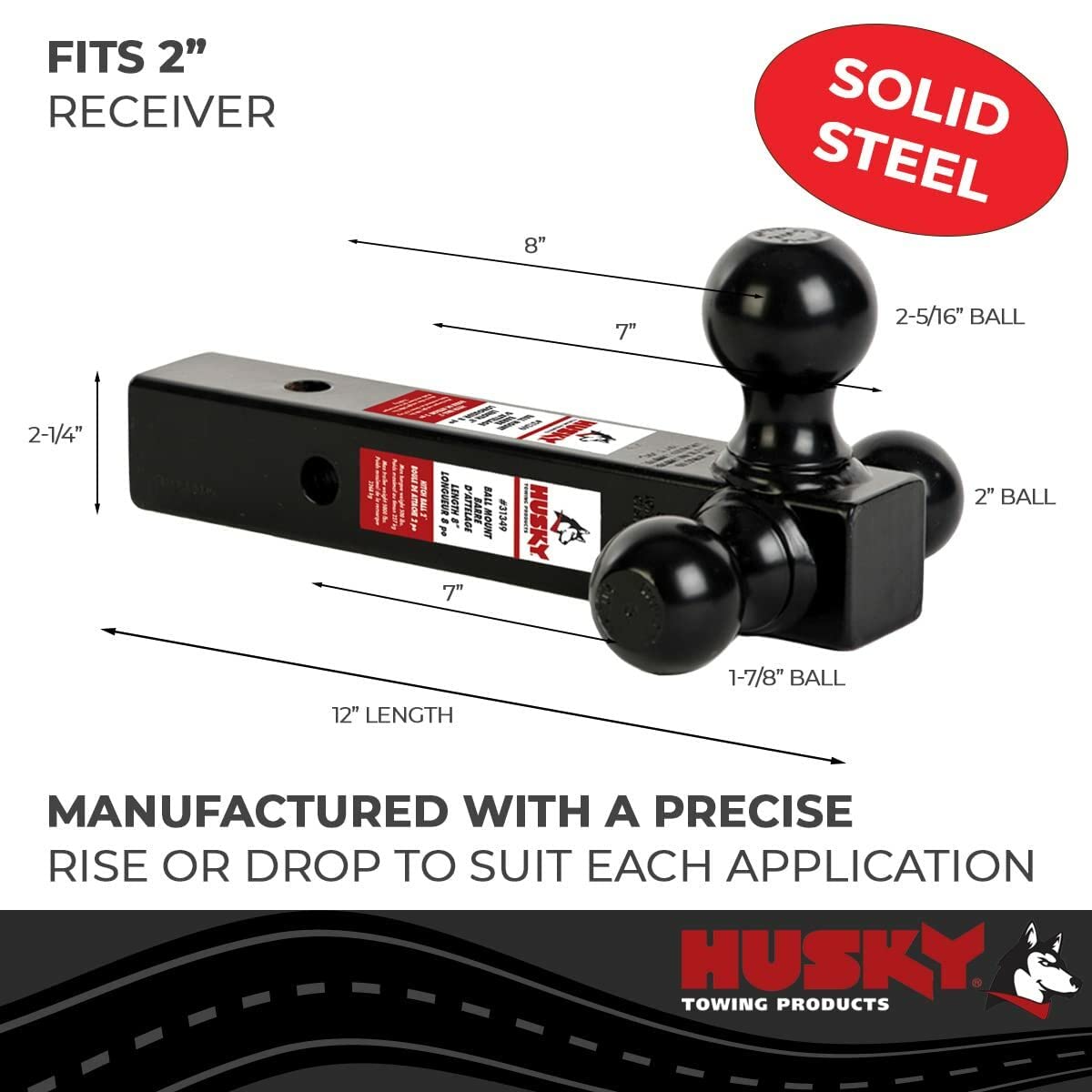 Trailer Hitch Ball Mount Husky Towing 31349 Hitch Accessories