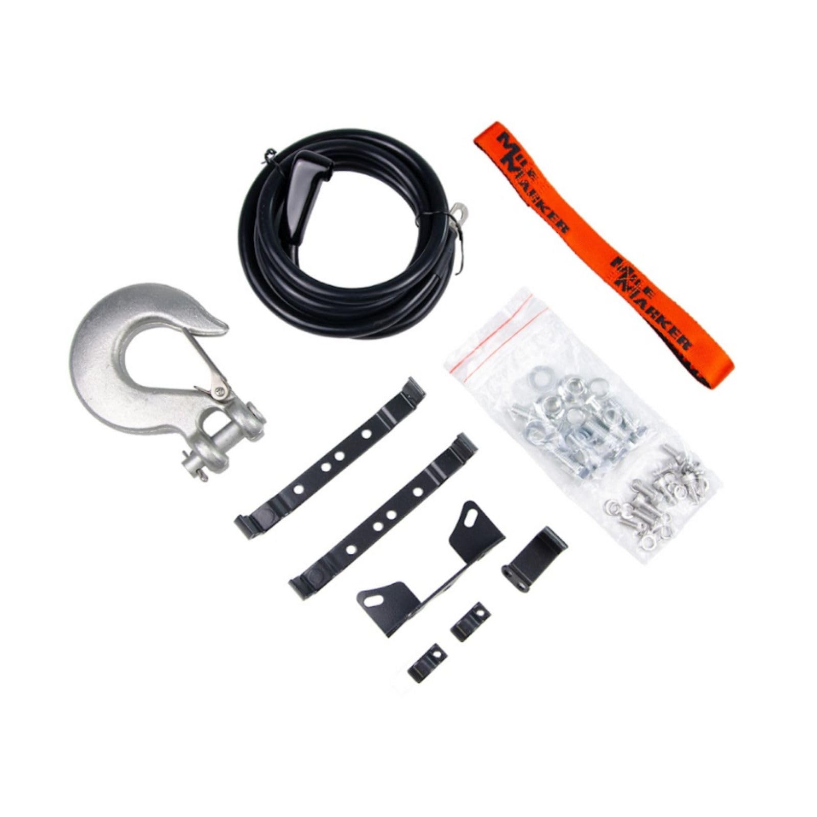 SEC15 Winch Mile Marker 76-50260W - 15000 lb. Pull Strength - Steel Cable & Roller Fairlead - Built for Tough Terrains - Waterproof - Handheld Remote Controller Included - Withstands Rigorous Use