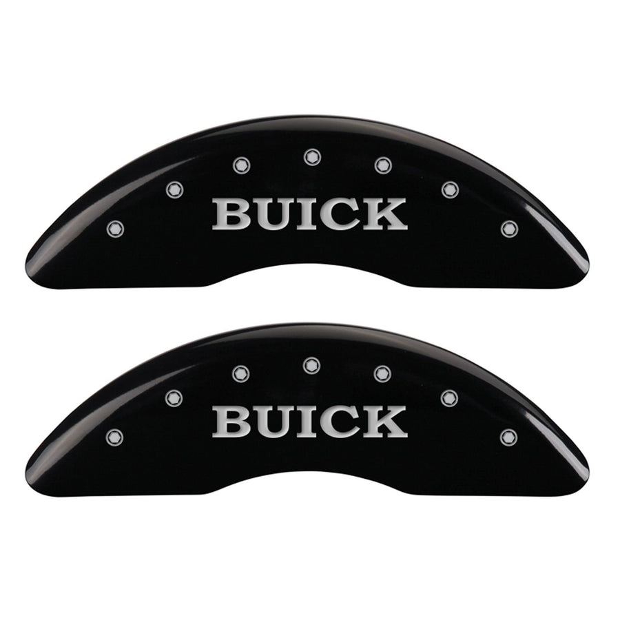 Caliper Covers MGP 49001SBSHBK with Black Powder Coat Finish, (Set of 4)