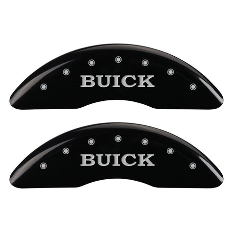 Caliper Covers MGP 49001SBSHBK with Black Powder Coat Finish, (Set of 4)