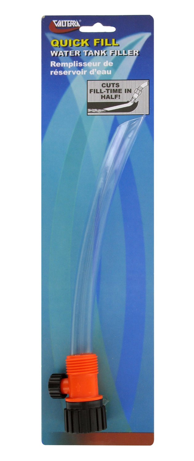Quick Fill Valterra A01-0031VP Pigtail with Shut-Off - Clear