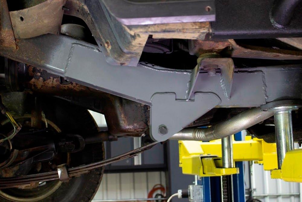 YJ Rear Section of Front Frame, Rust Buster - Left Side Spring Mount