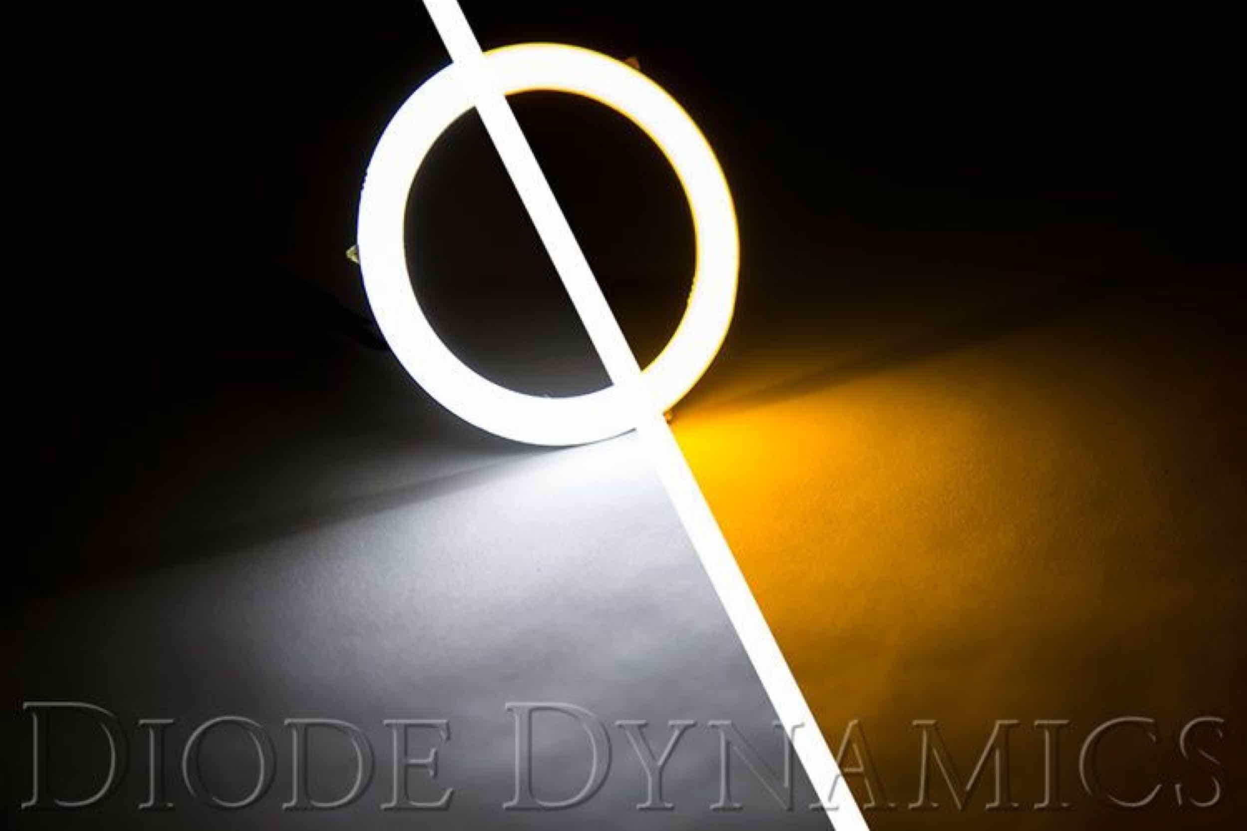 LED Halo Lights 80mm White Pair Diode Dynamics