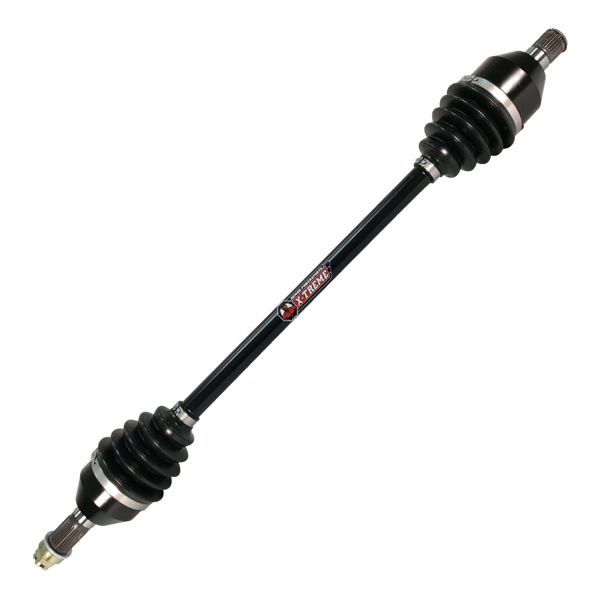 Demon Powersports Xtreme Heavy Duty Rear Left/Right Axle for Can-Am Maverick X3/X3 MAX, 4340 Chromoly Steel Re-Engineered Cage Design, 72 Inch Wide (See Fitments in Description) OEM: 705502362