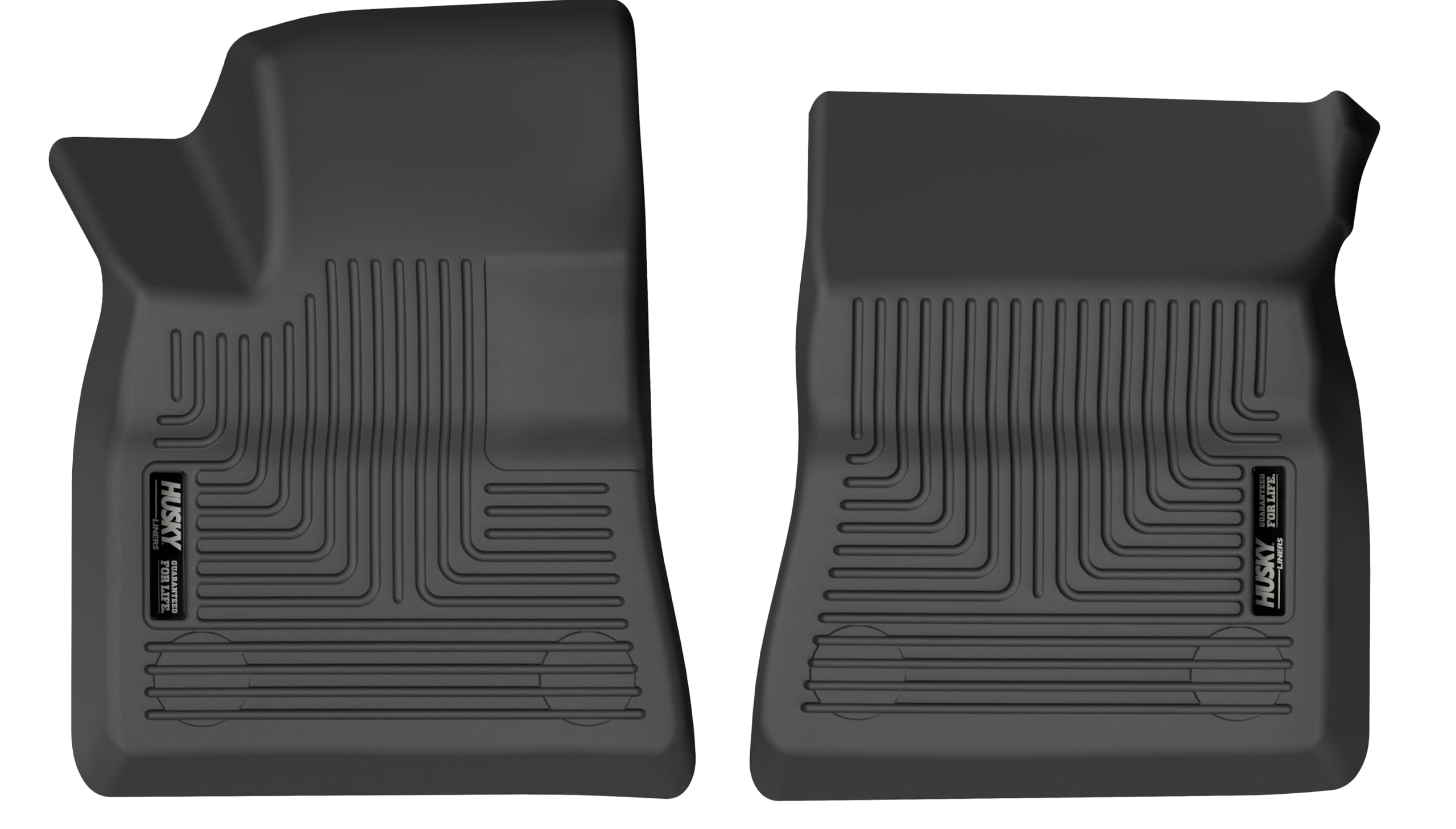 Weatherbeater Husky Liners Floor Mats | Fits 2017-2024 Tesla 3 | Front Row, 1-pc Black - 15631